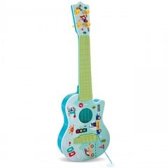 Vaikiška akustinė gitara Woopie, žalia kaina ir informacija | Lavinamieji žaislai | pigu.lt