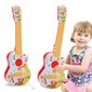 Vaikiška akustinė gitara Woopie, raudona цена и информация | Lavinamieji žaislai | pigu.lt