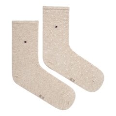 Kojinės moterims Tomy Hilffiger, smėlio spalvos kaina ir informacija | Moteriškos kojinės | pigu.lt