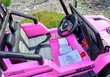 Dvivietis vaikiškas elektromobilis Jeep Sport, rožinis kaina ir informacija | Elektromobiliai vaikams | pigu.lt