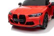 Vienvietis vaikiškas elektromobilis BMW M4, raudonas kaina ir informacija | Elektromobiliai vaikams | pigu.lt