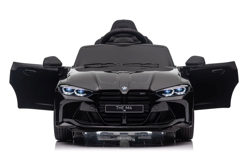 Vienvietis vaikiškas elektromobilis BMW M4, juodas kaina ir informacija | Elektromobiliai vaikams | pigu.lt