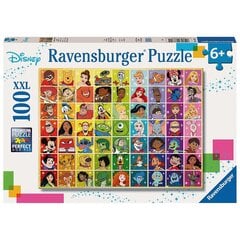 Dėlionė Disney personažai Ravensburger, 100d. kaina ir informacija | Dėlionės (puzzle) | pigu.lt