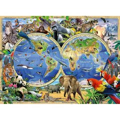 Dėlionė Ravensburger Pasaulio gyvūnai, 100 d. kaina ir informacija | Dėlionės (puzzle) | pigu.lt