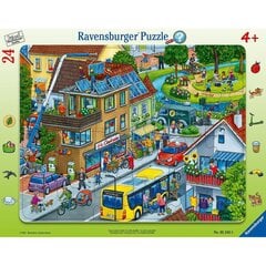 Didelių dalelių dėlionė Ravensburger Mūsų kaimas, 24 d. kaina ir informacija | Dėlionės (puzzle) | pigu.lt