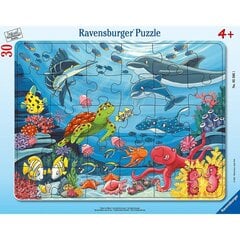 Didelių dalelių dėlionė Ravensburger Po vandeniu, 30 d. kaina ir informacija | Dėlionės (puzzle) | pigu.lt