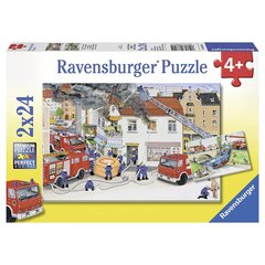 Dėlionės Gaisro gesinimas Ravensburger, 2x24d. kaina ir informacija | Dėlionės (puzzle) | pigu.lt