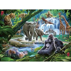 Dėlionė Ravensburger Džiunglių šeima, 100 d. kaina ir informacija | Dėlionės (puzzle) | pigu.lt