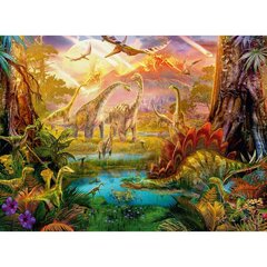 Dėlionė Dinozaurų žemė Ravensburger, 500d. kaina ir informacija | Dėlionės (puzzle) | pigu.lt