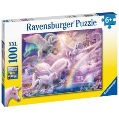 Пазл Ravensburger 100 шт., Единороги цена и информация | Пазлы | pigu.lt