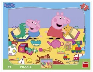 Dėlionė Peppa Pig Dino, 12 d. kaina ir informacija | Dėlionės (puzzle) | pigu.lt