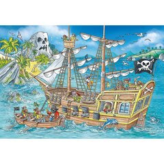 Dėlionių rinkinys Ravensburger Piratai, 24 d., 2 vnt. kaina ir informacija | Dėlionės (puzzle) | pigu.lt