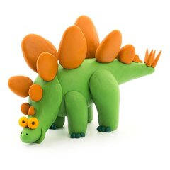 Modelino molis Stegosaurus Hey Clay, 3 vnt. kaina ir informacija | Lavinamieji žaislai | pigu.lt