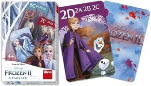 Игральные карты Дино Quartet Frozen II цена и информация | Настольные игры, головоломки | pigu.lt