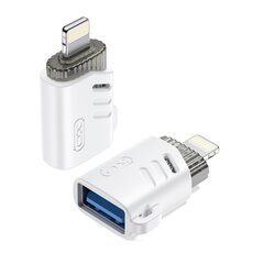 XO adapter NB256A OTG USB - Lightning white цена и информация | Адаптеры, USB-разветвители | pigu.lt
