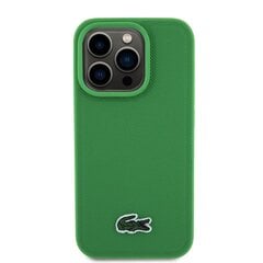 Lacoste Iconic Petit Pique Woven Logo MagSafe Case for iPhone 15 Pro Green цена и информация | Чехлы для телефонов | pigu.lt