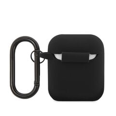 Lacoste Liquid Silicone Croc Logo Case for AirPods 1|2 Black цена и информация | Аксессуары для наушников | pigu.lt