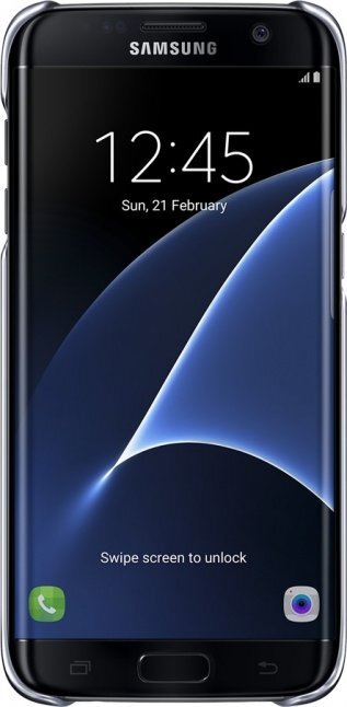 Apsauginis dėklas Samsung Galaxy S7 Edge, juodas цена и информация | Telefono dėklai | pigu.lt