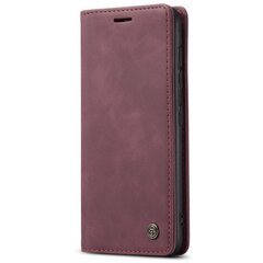 Кожиный чехол-книжка "CaseMe" Leather - розовый (Galaxy S23 FE) цена и информация | Чехлы для телефонов | pigu.lt