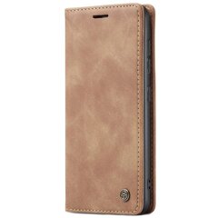 Кожиный чехол-книжка "CaseMe" Leather - розовый (Galaxy S23 FE) цена и информация | Чехлы для телефонов | pigu.lt