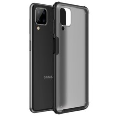 „Armor“ dėklas - skaidrus / juodas (Galaxy A12) kaina ir informacija | Telefono dėklai | pigu.lt