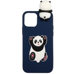 Твердый силиконовый чехол „Squezy“ Panda (TPU) - синий (iPhone 12 / 12 Pro) цена и информация | Чехлы для телефонов | pigu.lt