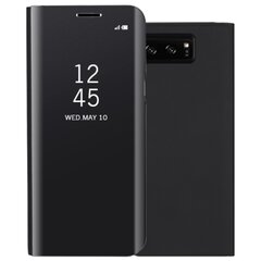 Plastikinis atverčiamas dėklas - juodas (Galaxy Note 8) kaina ir informacija | Telefono dėklai | pigu.lt