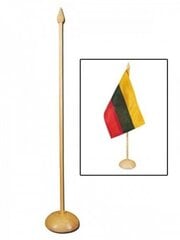 Подставка под флаг деревянная 0617-004 цена и информация | Флаги и аксессуары к ним | pigu.lt