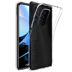 Kieto silikono (TPU) dėklas - skaidrus (Redmi 9T 5G) kaina ir informacija | Telefono dėklai | pigu.lt