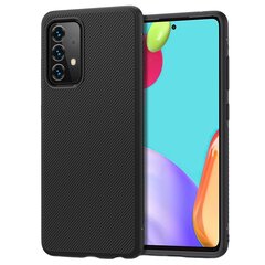 „Jazz“ твердый силиконовый (TPU) чехол - чёрный (Galaxy A52 / A52s) цена и информация | Чехлы для телефонов | pigu.lt