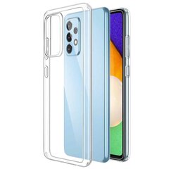 Kieto silikono (TPU) dėklas - skaidrus (Galaxy A52 / A52s) kaina ir informacija | Telefono dėklai | pigu.lt