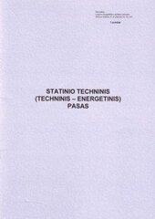 Statinio techninis pasas цена и информация | Тетради и бумажные товары | pigu.lt