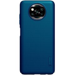 Чехол „Nillkin“ Frosted Shield - синий (Poco X3 / X3 Pro) цена и информация | Чехлы для телефонов | pigu.lt