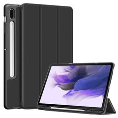 Чехол-книжка „Stylus“ - чёрный (Galaxy Tab S7 FE 12.4" / S7+ 12.4" / S8+ 12.4") цена и информация | Чехлы для планшетов и электронных книг | pigu.lt