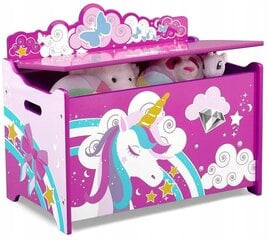 Žaislų laikymo dėžutė, rožinė цена и информация | Тумба с ящиками Versa | pigu.lt