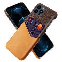 Кожаный чехол „KSQ“ Shell - коричневый (iPhone 13 Pro Max) цена и информация | Чехлы для телефонов | pigu.lt