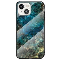 „Marble“ kieto silikono (TPU) dėklas - mėlynas (iPhone 13) kaina ir informacija | Telefono dėklai | pigu.lt