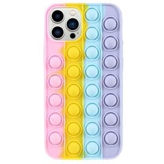 „Popit“ Big Bubble мягкий силиконовый (TPU) чехол - розовый (iPhone 13 Pro Max) цена и информация | Чехлы для телефонов | pigu.lt