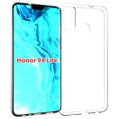 Твердый силиконовый чехол (TPU) - прозрачный (Honor 9X Lite) цена и информация | Чехлы для телефонов | pigu.lt