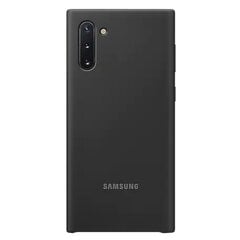 „Samsung“ Silicone Cover чехол - чёрный (Galaxy Note 10) цена и информация | Чехлы для телефонов | pigu.lt