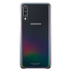 „Samsung“ Gradation Cover чехол - прозрачный, чёрный (Galaxy A70) цена и информация | Чехлы для телефонов | pigu.lt