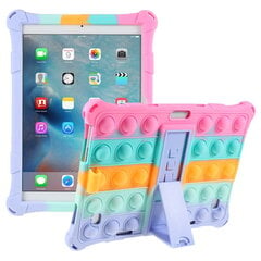 „Popit“ Bubble Kickstand мягкий силиконовый (TPU) чехол - розовый (iPad 9.7 2017 / 9.7 2018 / Air (2013) / Air 2 (2014) / iPad 2 / 3 / 4) цена и информация | Чехлы для планшетов и электронных книг | pigu.lt