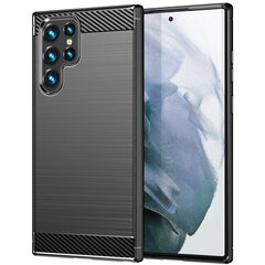 „Carbon“ твердый силиконовый чехол (TPU) - черный (Redmi 9) цена и информация | Чехлы для телефонов | pigu.lt