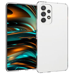 Kieto silikono (TPU) dėklas - skaidrus (Galaxy A53) kaina ir informacija | Telefono dėklai | pigu.lt