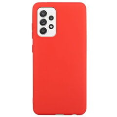 Kieto silikono (TPU) dėklas - raudonas (Galaxy A53) kaina ir informacija | Telefono dėklai | pigu.lt