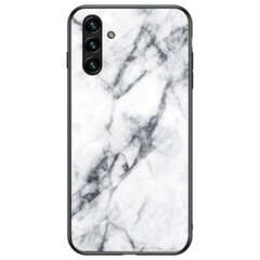 „Marble“ твердый силиконовый (TPU) чехол - белый (OnePlus 10 Pro) цена и информация | Чехлы для телефонов | pigu.lt