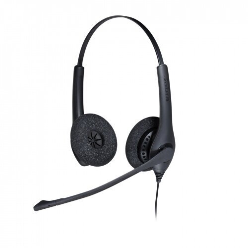 Jabra Biz 1500 Duo Black цена и информация | Ausinės | pigu.lt