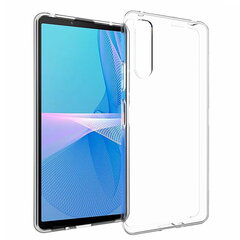 Kieto silikono (TPU) dėklas - skaidrus (Xperia 10 IV) kaina ir informacija | Telefono dėklai | pigu.lt