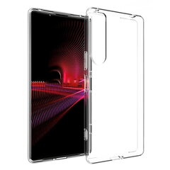 Kieto silikono (TPU) dėklas - skaidrus (Xperia 1 IV) kaina ir informacija | Telefonų dėklai | pigu.lt