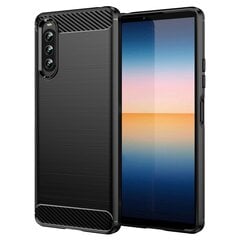 Carbon чехол Xiaomi MI 10T Lite, черный цена и информация | Чехлы для телефонов | pigu.lt